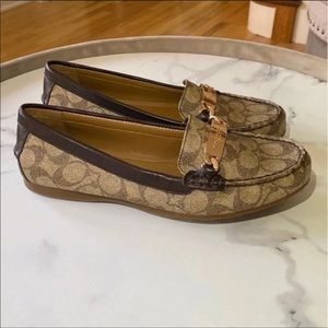 Coach shoes flats size 9 work dress up